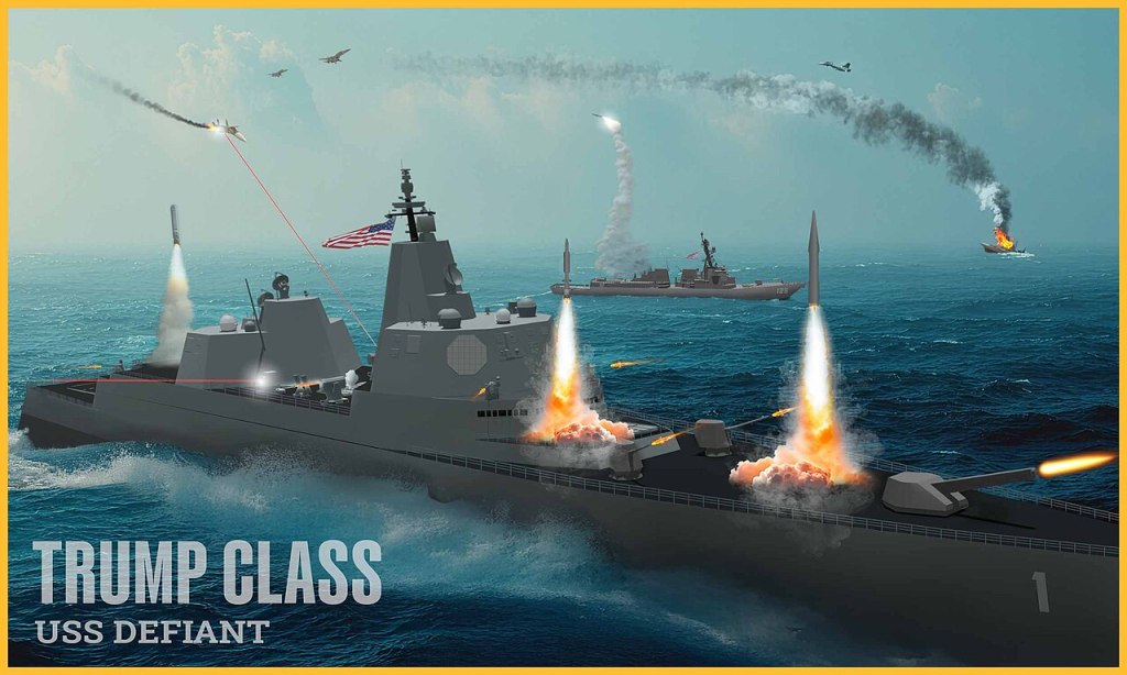 The New Trump Class Warship: Fitted With Weave&nbsp;Technology
